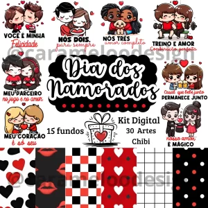 Kit Digital Dia dos Namorados