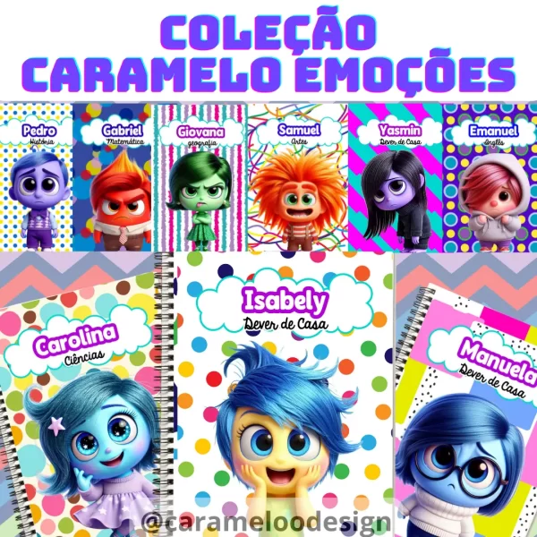 Coleção Digital Caramelo Emoções