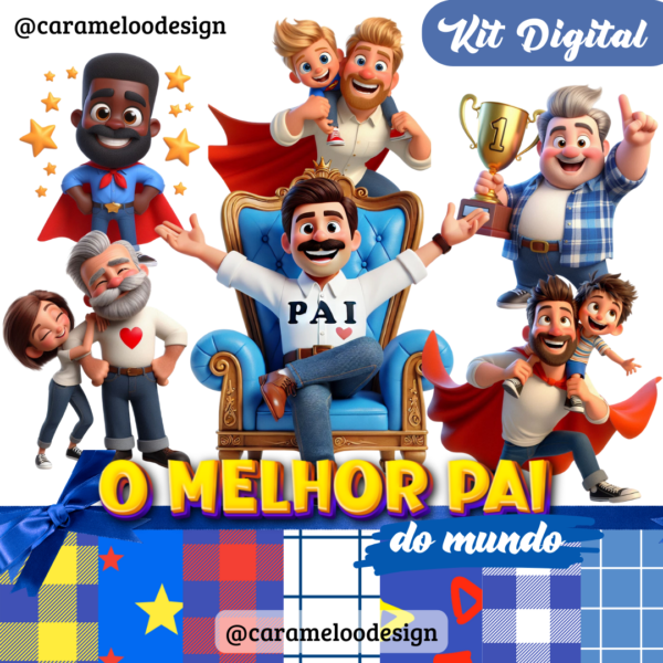 Pacote Digital - O Melhor Pai do Mundo