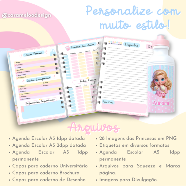 Coleção Princesas Estudantes (Volta às Aulas) - Image 9