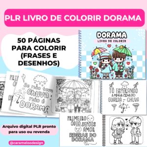 PLR LIVRO DE COLORIR DORAMA