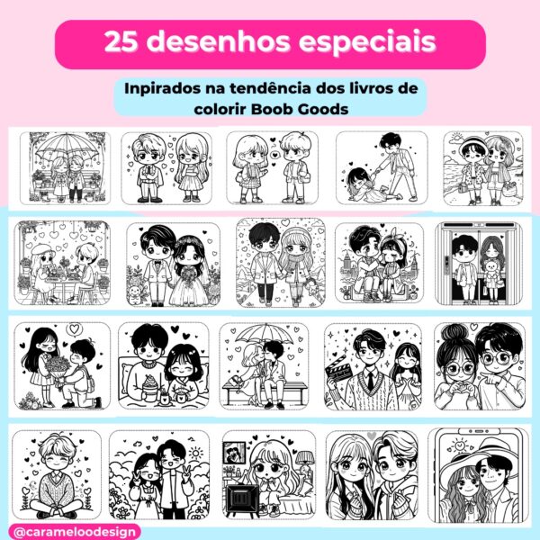PLR LIVRO DE COLORIR DORAMA - Imagem 3