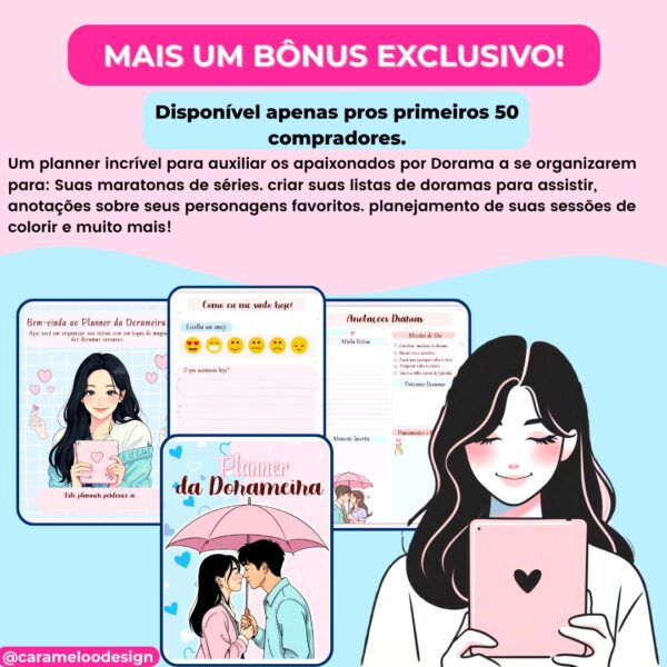PLR LIVRO DE COLORIR DORAMA - Imagem 6