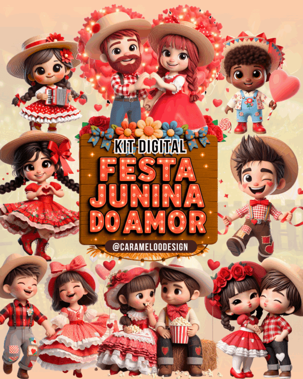Kit Digital - Festa Junina do Amor