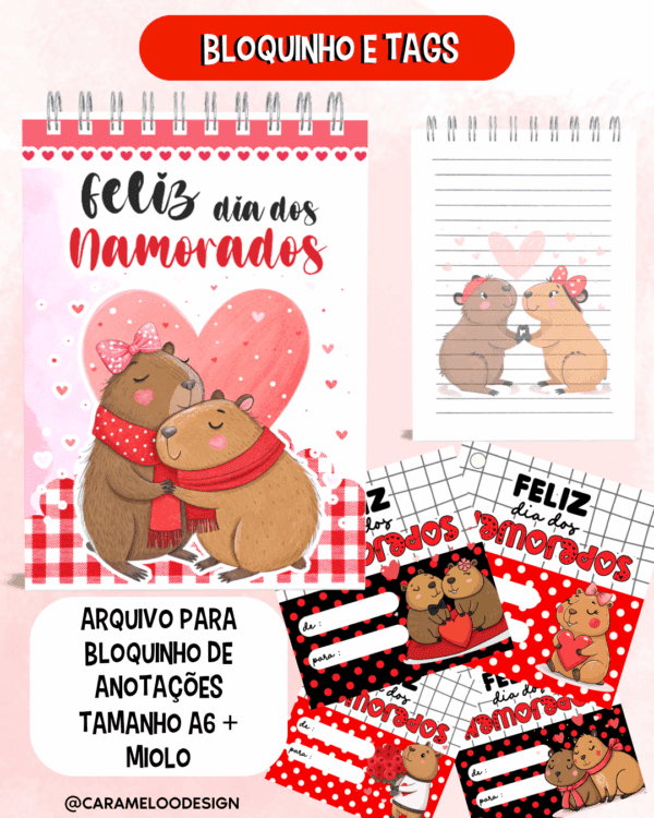 Kit Digital Capivaras Love (Dia dos Namorados) - Imagem 6