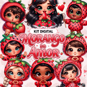 Kit Digital - Morango do Amor
